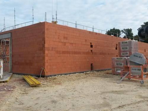 pose de mur maison